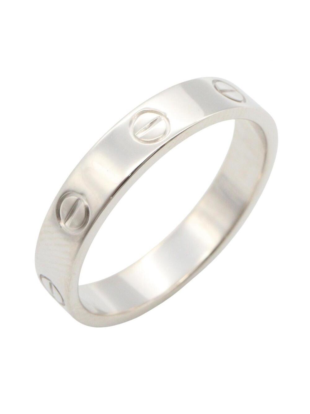 Cartier Mini Love Ring 18Kwg White Gold #309595C13B